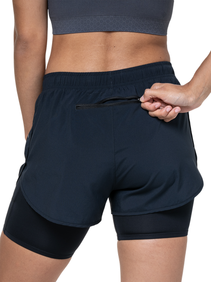Ronhill Core 3.5" 2-in1 Shorts, Black - view 2, Black