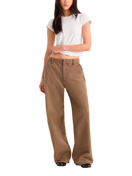 Good American Low Slung Baggy Jeans, Tea Bark, Tea Bark