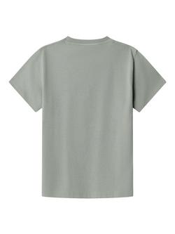 Hackett London Kids' Cotton Graphic T-Shirt, Sage Green - view 2, Sage Green