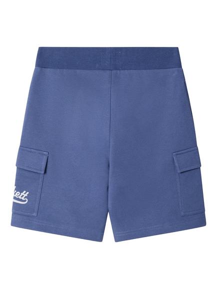 Hackett London Kids' Classic Fit Cargo Trousers - view 2, Eton Blue