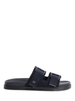 Tommy Hilfiger Hilfiger Mix Suede Sandals, Navy, Navy