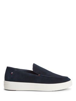 Tommy Hilfiger Modern Light Suede Loafers, Navy, Navy