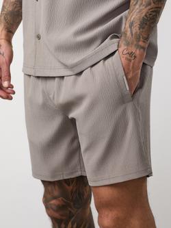 Gym King Signature Woven Shorts, Taupe, Taupe