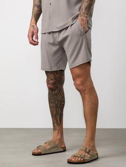 Gym King Signature Woven Shorts, Taupe - view 2, Taupe