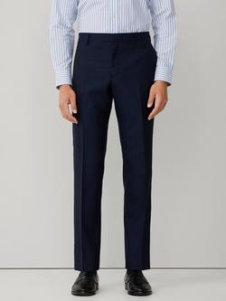 Hackett London Sanderson Classic Fit Wool Trousers, Navy, Navy