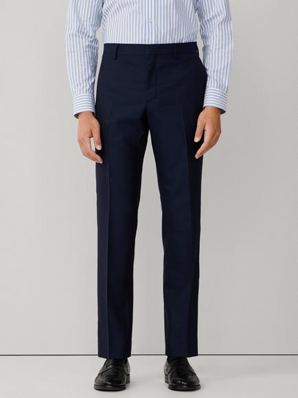 Hackett London Sanderson Classic Fit Wool Trousers, Navy, Navy