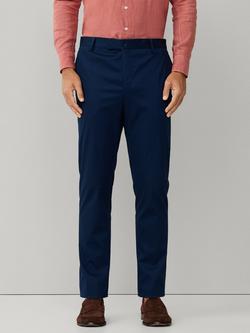 Hackett London Kensington Slim Fit Cotton Blend Trousers, Eton Blue, Eton Blue