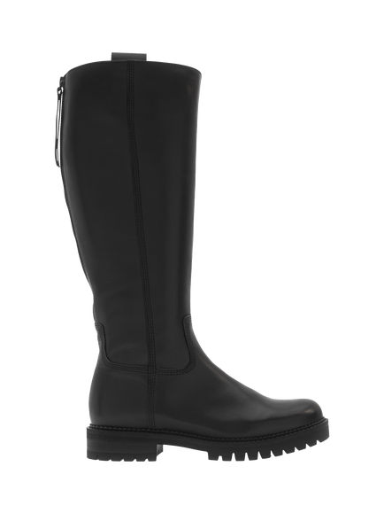 Gabor Ledrod Wide Fit Knee High Boots, Black, Black
