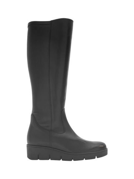 Gabor Envision Wide Fit Knee High Boots, Black, Black
