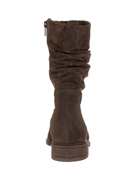 Gabor Hodie Wide Fit Suede Ankle Boots, English Brown - view 2, English Brown