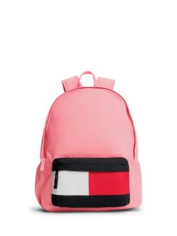 Tommy Hilfiger Kids' Dome Backpack, Raspberry Pink
