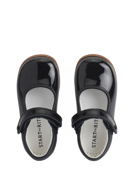 Start-Rite Kids' Slide Mary Jane Shoes - view 2, Black Patent
