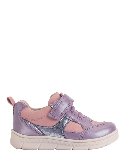 Start-Rite Kids' Stride Trainers, Mauve/Silver, Mauve/Silver