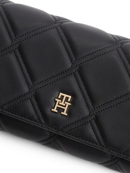 Tommy Hilfiger Quilted Wallet, Black - view 2, Black