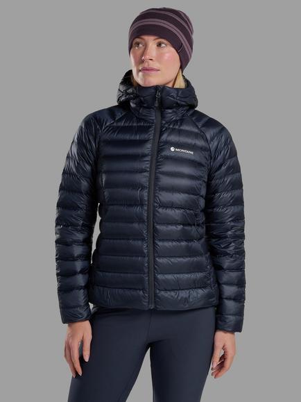 Montane Women's Anti Freeze Hooded Puffer Jacket, Eclipse Blue, Eclipse Blue