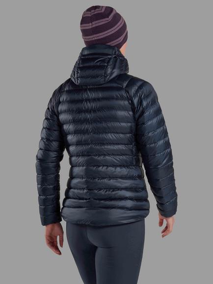 Montane Women's Anti Freeze Hooded Puffer Jacket, Eclipse Blue - view 2, Eclipse Blue