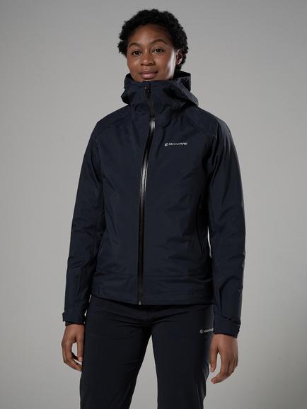 Montane Women's Norste Waterproof Jacket, Black, Black