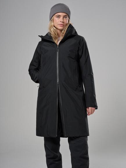 Montane Women's Spirit Long Jacket, Black, Black