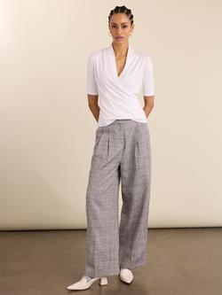 Baukjen Rosamund Wrap Top containing LENZING™ ECOVERO™ Viscose, Pure White