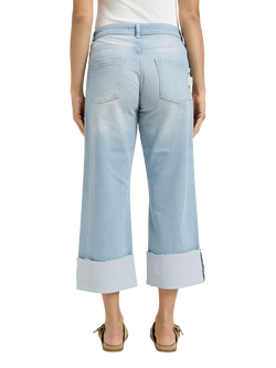 Smith & Soul Mid Rise Cropped Jeans, Light Denim - view 2, Light Denim