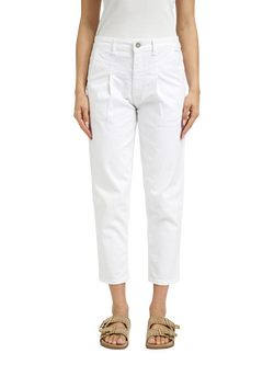 Smith & Soul Cropped Denim Trousers, White, White