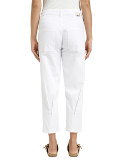 Smith & Soul Cropped Denim Trousers, White - view 2, White