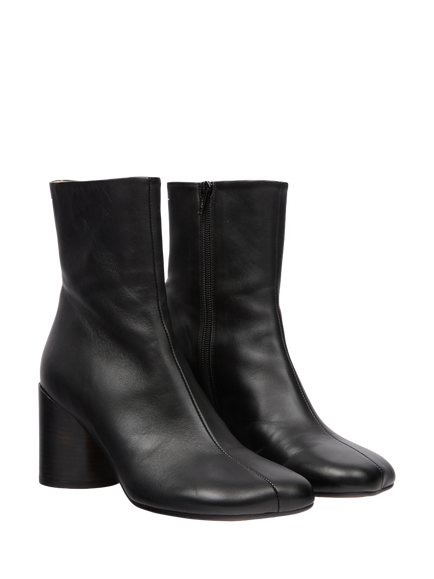 MM6 Maison Margiela Anatomic Leather Ankle Boots, Black - view 2, Black