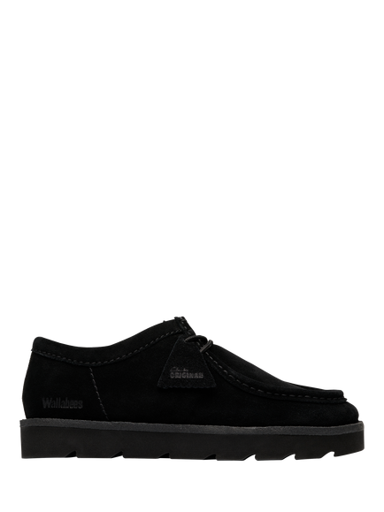 Clarks Originals Meare Walla Suede Shoes, Black, Black