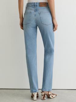 Reiss Aubrey Slim Straight Jeans, Light Blue - view 2, Light Blue