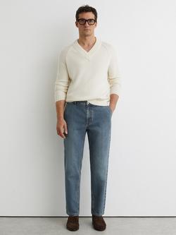 Reiss Manhattan Straight Leg Jeans, Light Blue, Light Blue