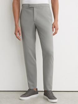 Reiss Found Stretch Slim Fit Drawstring Trousers, Sage Green, Sage Green