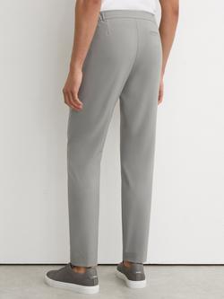 Reiss Found Stretch Slim Fit Drawstring Trousers, Sage Green - view 2, Sage Green