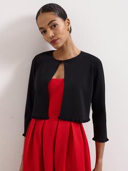 Phase Eight Mimi Knit Long Sleeve Cover Up, Black, Black