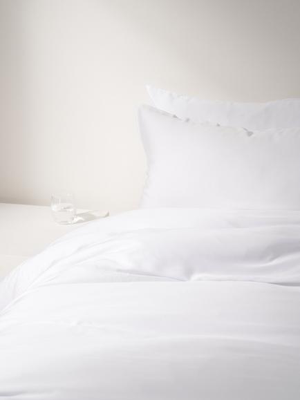 Truly Bamboo Duvet Cover Set, White, White