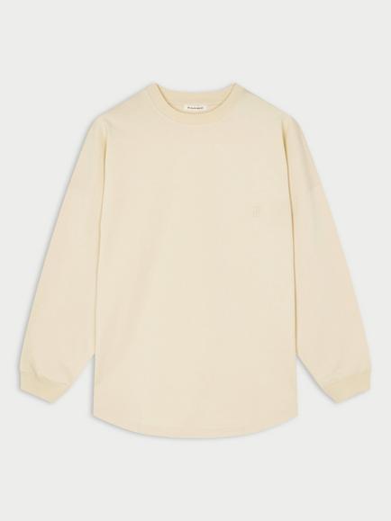 By Malene Birger Carala Crew Neck Cotton Knit Jumper, Cream, Cream
