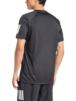 adidas Club Tennis Climacool 3 Stripe T-Shirt - view 2, Black