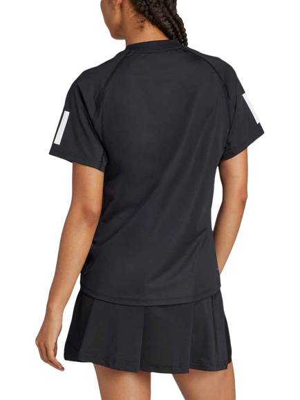 adidas Club Tennis Climacool 3 Stripe T-Shirt - view 2, Black
