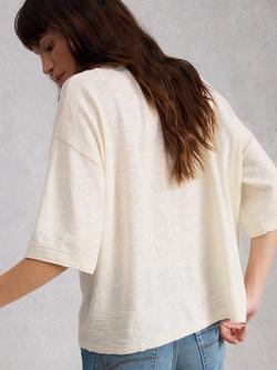 White Stuff Kate T-Shirt, Natural White - view 2, Natural White