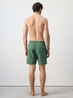 Mango Plain Swim Shorts, Khaki - view 2, Khaki