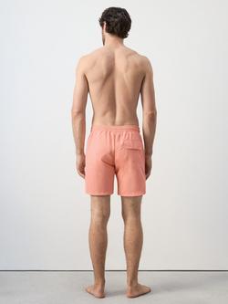 Mango Plain Swim Shorts, Salmon - view 2, Salmon