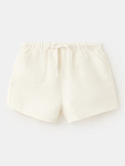 Mango Baby Drawstring Shorts, Off White, Off White