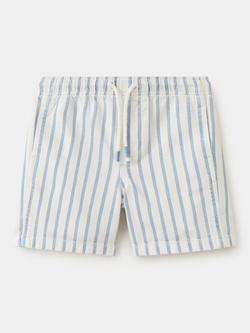 Mango Kids' Drawstring Waist Bermuda Shorts, Sky Blue, Sky Blue