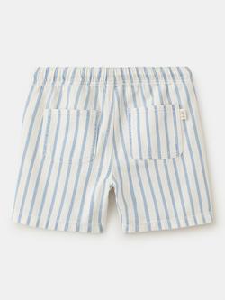 Mango Kids' Drawstring Waist Bermuda Shorts, Sky Blue - view 2, Sky Blue