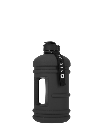 Virtus Aubrey Soft Coated Water Bottle, 1.9L, Black