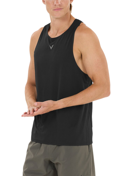 Virtus Ayaan Sleeveless T-Shirt, Black