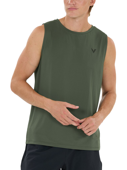 Virtus Roger V3 Hyperstretch Sleeveless T-Shirt, Pine