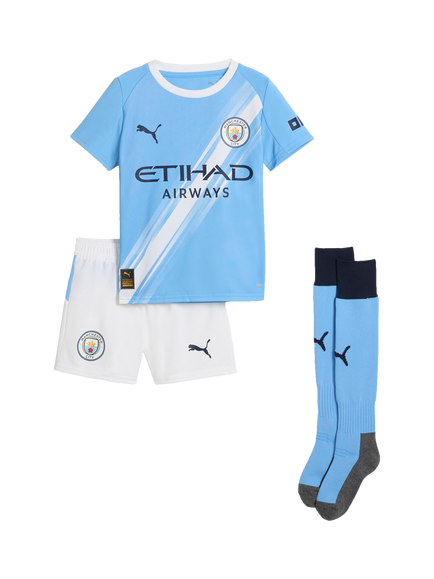 PUMA Kids' Manchester City Mini Kit, Blue, Blue