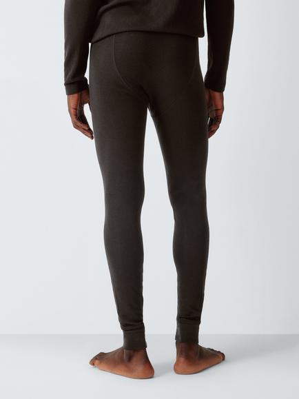 John Lewis Thermal Long Johns, Black Black - view 2, Black Black