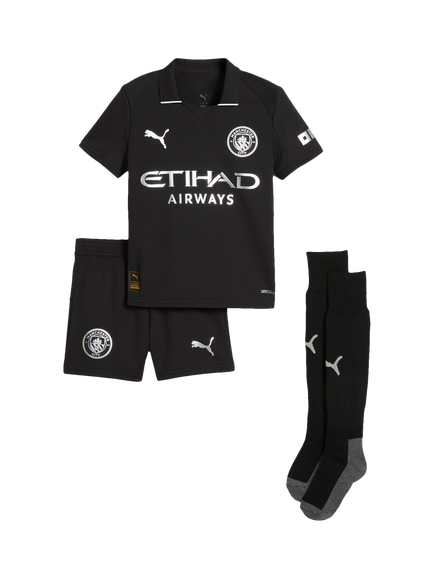 PUMA Kids' Manchester City Mini Kit, Black, Black