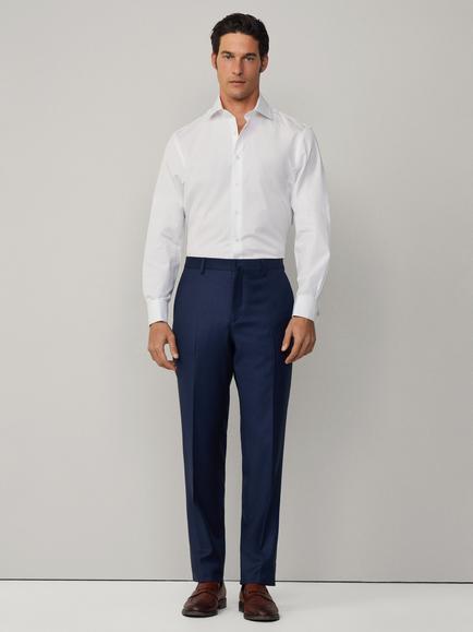 Hackett London Classic Fit Cotton Poplin Shirt, White - view 2, White